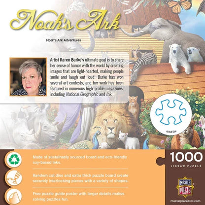 1000 Piece Jigsaw Puzzle - Inspirational- Noah's Ark Adventures | MasterPieces