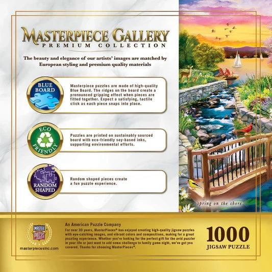 masterpieces jigsaw puzzle back of box