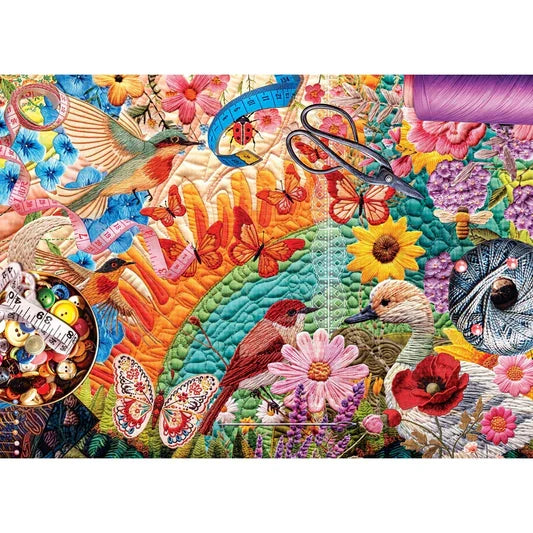 1000 Piece Jigsaw Puzzle - Quilted- Flight of Creativity | MasterPieces