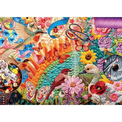 1000 Piece Jigsaw Puzzle - Quilted- Flight of Creativity | MasterPieces