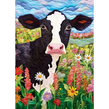 1000 Piece Jigsaw Puzzle - Quilted- Frolic in the Fields | MasterPieces
