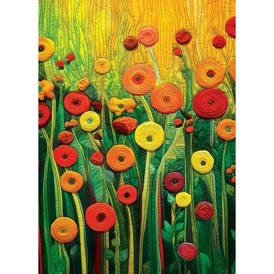 1000 Piece Jigsaw Puzzle - Quilted- The Joy of Flowers | MasterPieces