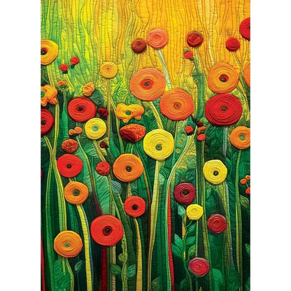 1000 Piece Jigsaw Puzzle - Quilted- The Joy of Flowers | MasterPieces
