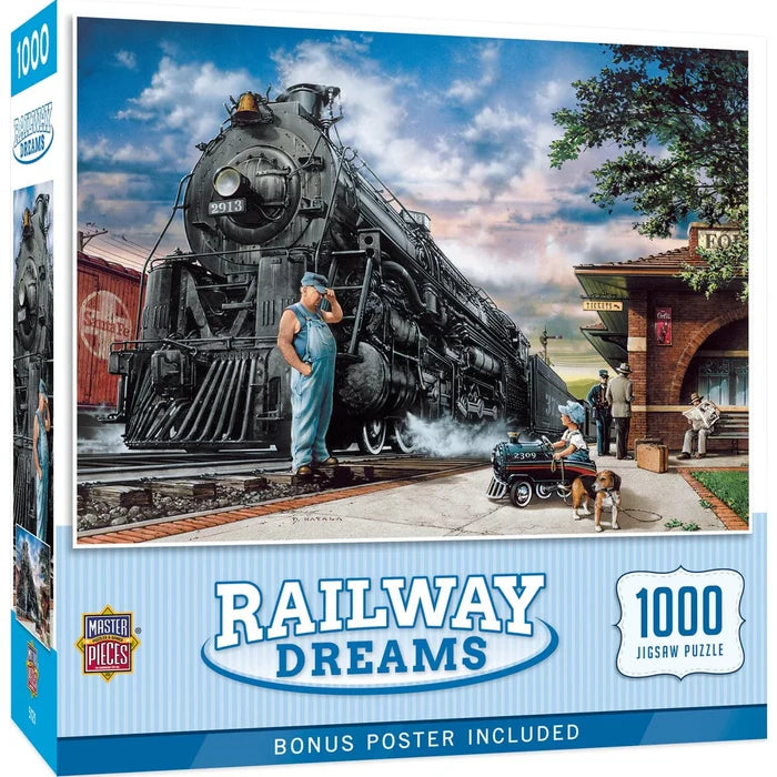1000 Piece Jigsaw Puzzle - Railway Dreams | MasterPieces