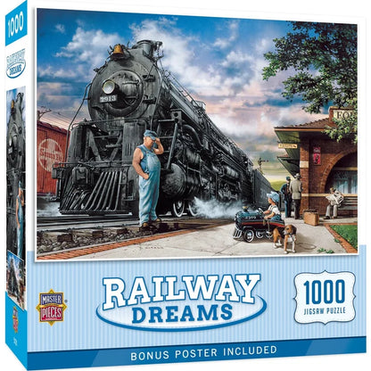 1000 Piece Jigsaw Puzzle - Railway Dreams | MasterPieces