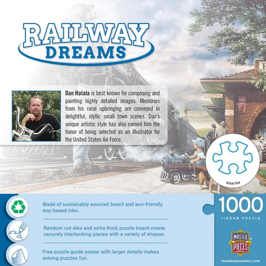 1000 Piece Jigsaw Puzzle - Railway Dreams | MasterPieces