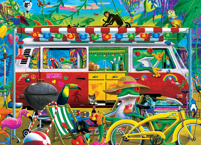 1000 Piece Jigsaw Puzzle - Seek & Find- Van Life | MasterPieces