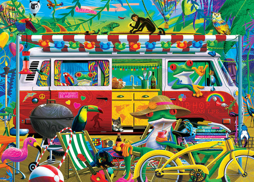1000 Piece Jigsaw Puzzle - Seek & Find- Van Life | MasterPieces