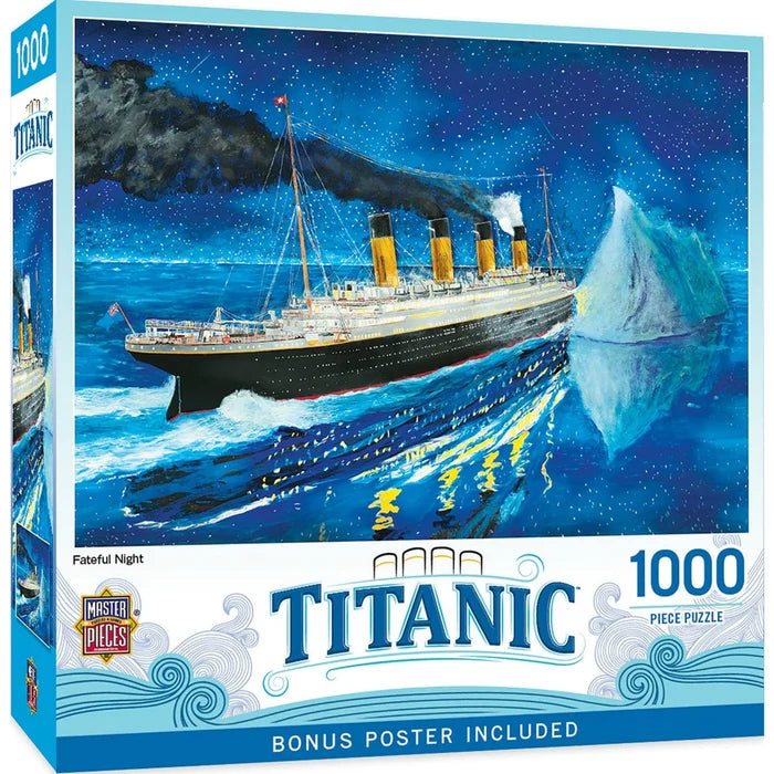 1000 Piece Jigsaw Puzzle - Titanic- Fateful Night | MasterPieces