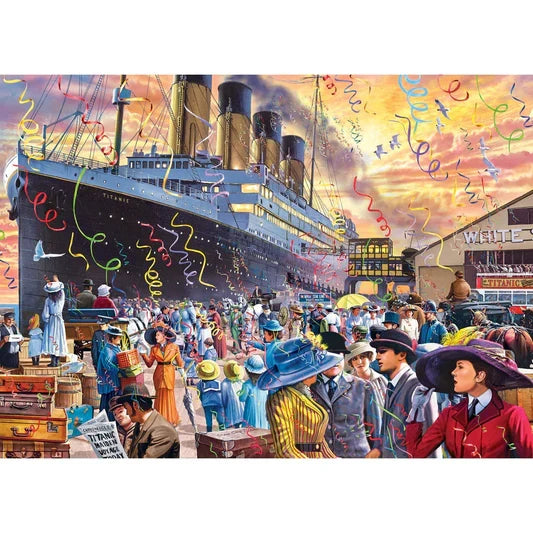 1000 Piece Jigsaw Puzzle - Titanic-Titanic Underway | MasterPieces
