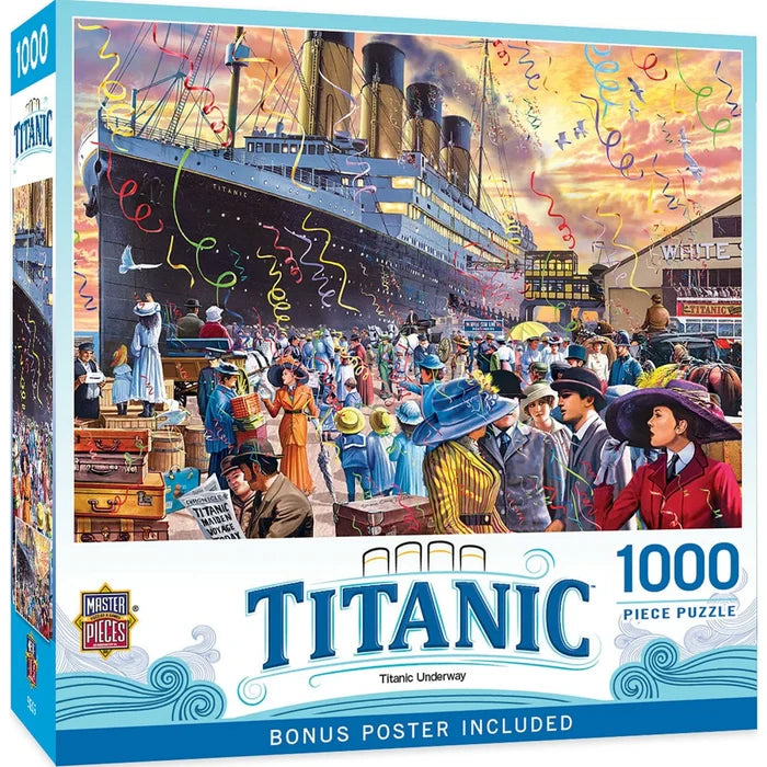 1000 Piece Jigsaw Puzzle - Titanic-Titanic Underway | MasterPieces