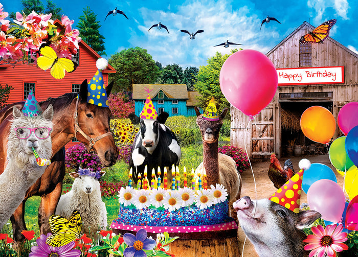 1000 Piece Jigsaw Puzzle - Wild & Whimsical- Birthday Party | MasterPieces