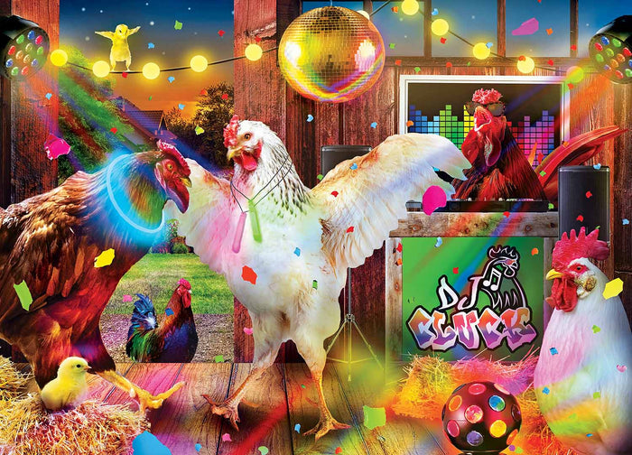 1000 Piece Jigsaw Puzzle - Wild & Whimsical- Chicken Dance | MasterPieces