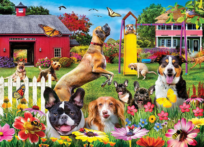 1000 Piece Jigsaw Puzzle - Wild & Whimsical- Dog Gone Good Day | MasterPieces