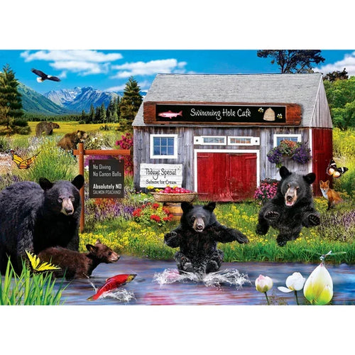 1000 Piece Jigsaw Puzzle - Wild & Whimsical- Swimming Hole | MasterPieces