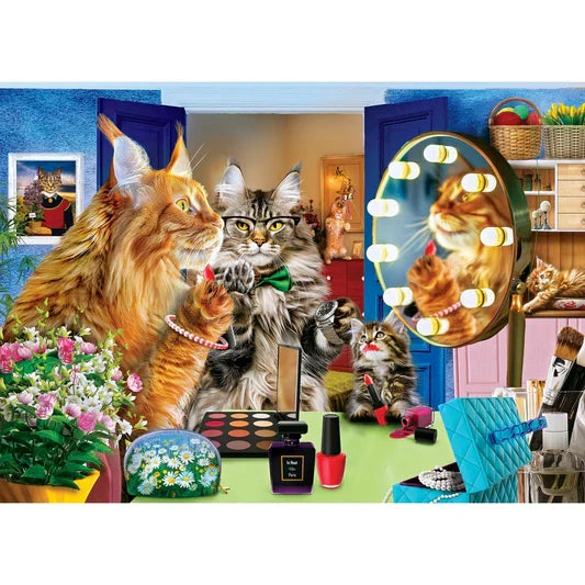1000 Piece Jigsaw Puzzle - Wild & Whimsical- The Powder Room | MasterPieces