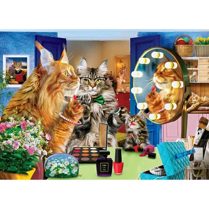 1000 Piece Jigsaw Puzzle - Wild & Whimsical- The Powder Room | MasterPieces