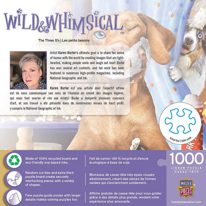 1000 Piece Jigsaw Puzzle - Wild & Whimsical- The Three S's | MasterPieces