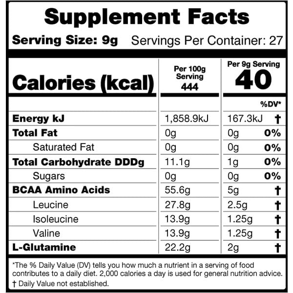 10X Athletic 2:1:1 BCAA 27 Servings