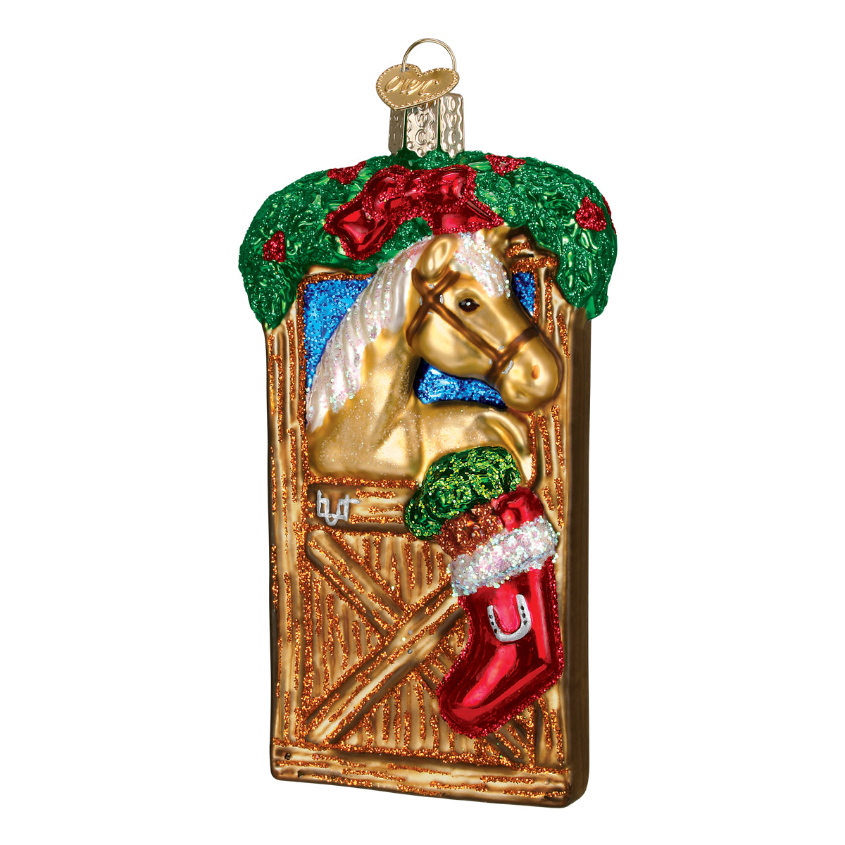 Horse In Stall Ornament