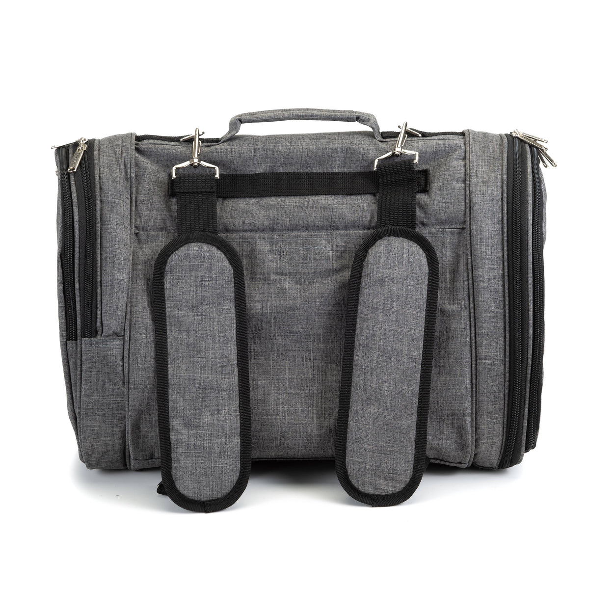 Prefer Pets Travel Gear - Hideaway Backpack - Expandable Black