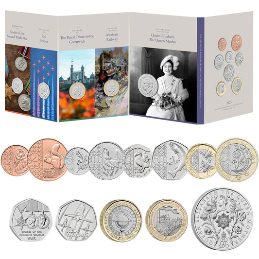 2025 UK Brilliant Uncirculated Annual Coin Set