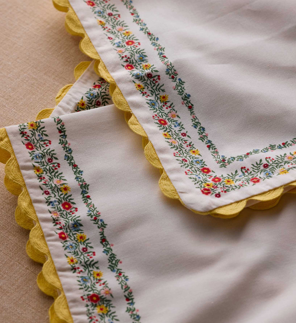 Cotton Napkin Set - Rosette