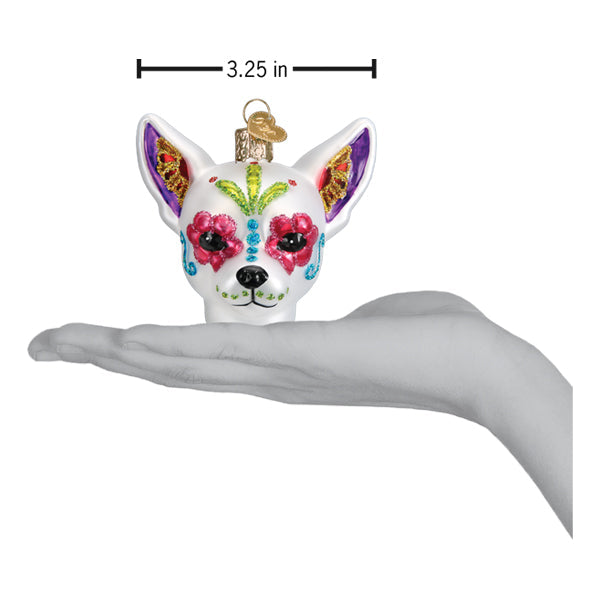 Dia De Los Muertos Dog Ornament