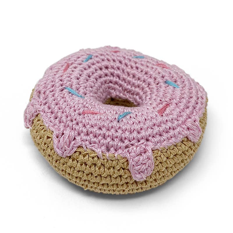 Dogo Pet Donut Crochet Toy