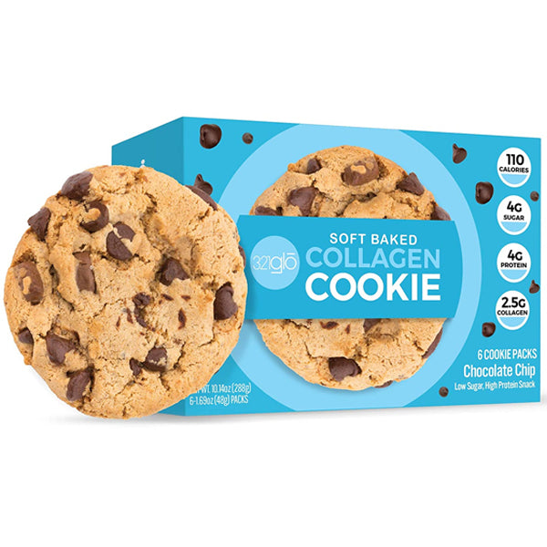 321Glo Soft Baked Collagen Cookies 6pk