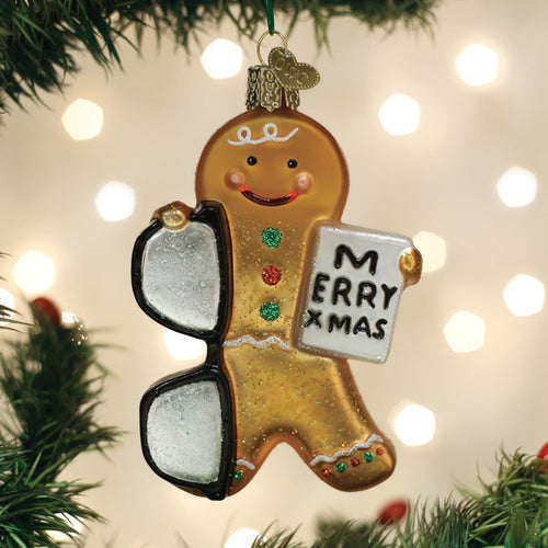 Gingerbread Optometrist Ornament