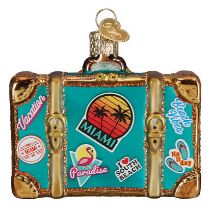 Miami Suitcase Ornament