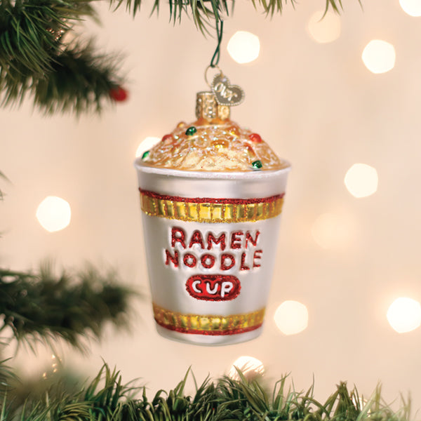 Ramen Noodle Cup Ornament