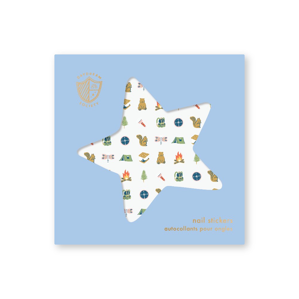 Camp Explorer Nail Stickers