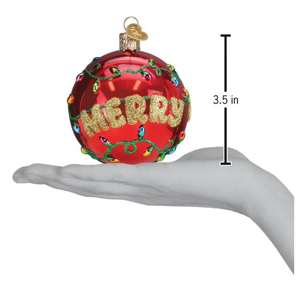 Merry & Bright Round Ornament