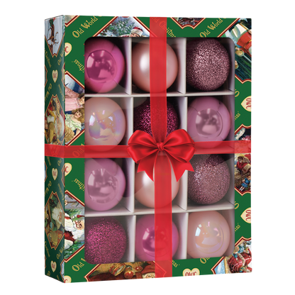 12 Count 1.5" Posh Pink Balls Ornament
