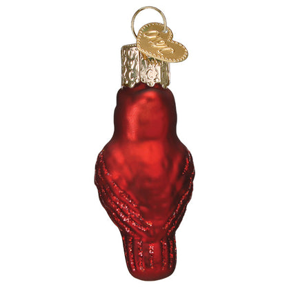 Mini Red Cardinal Ornament