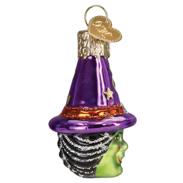 Mini Witch Head Ornament