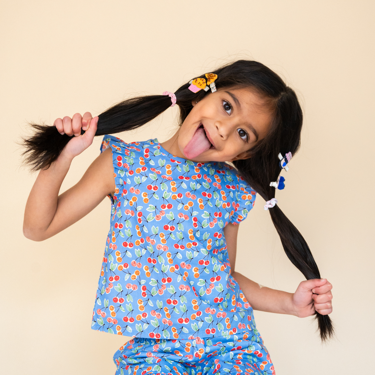 Blueberry Jam Hair Clip Set