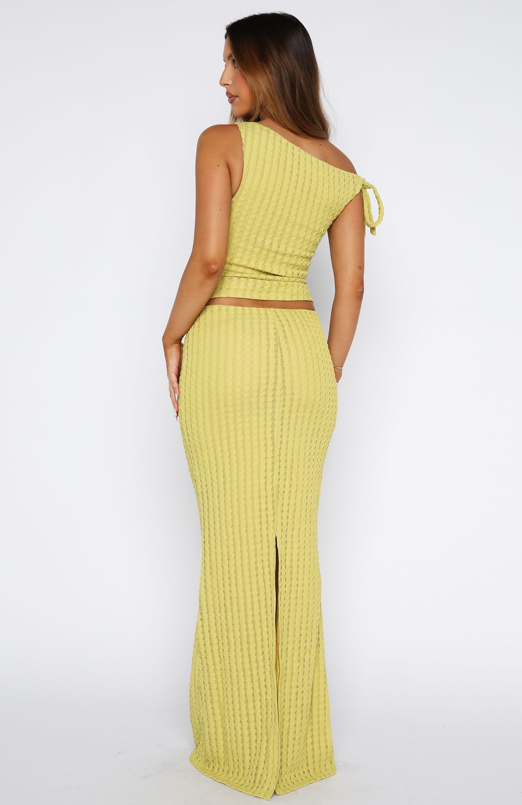 Top To Bottom Maxi Skirt Limeade