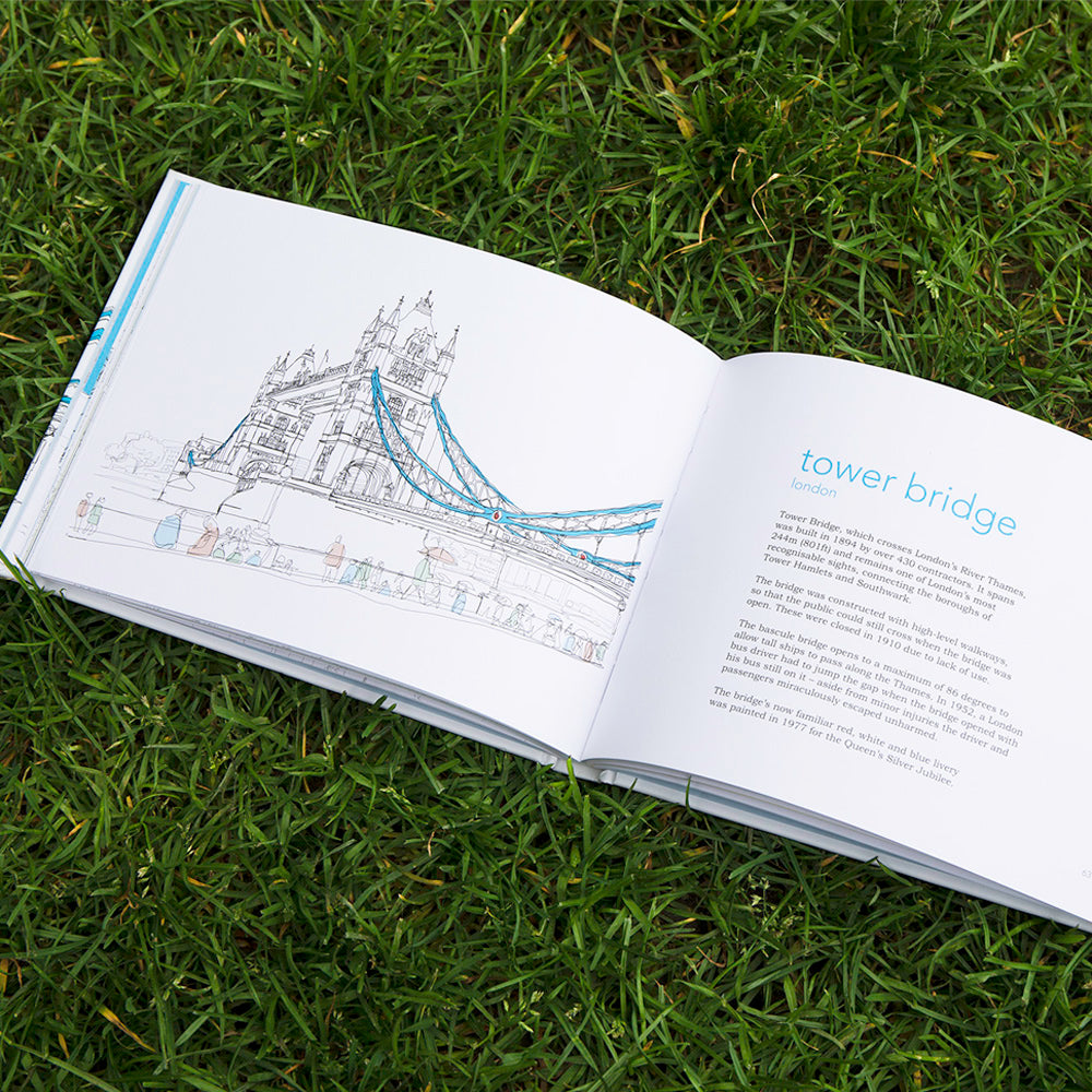 A Line Around England - A Colouring Book Of The Nation's Favourite Landmarks