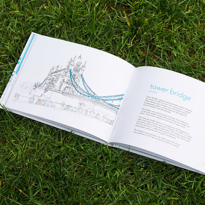 A Line Around England - A Colouring Book Of The Nation's Favourite Landmarks