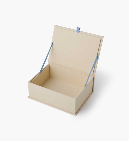 Large Embroidered Keepsake Box - Delphine