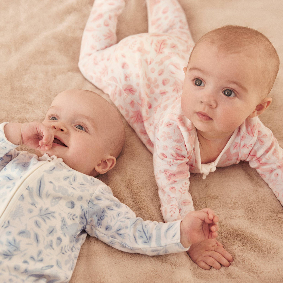 Gruffalo Foxglove Pink Zip-Up Sleepsuit