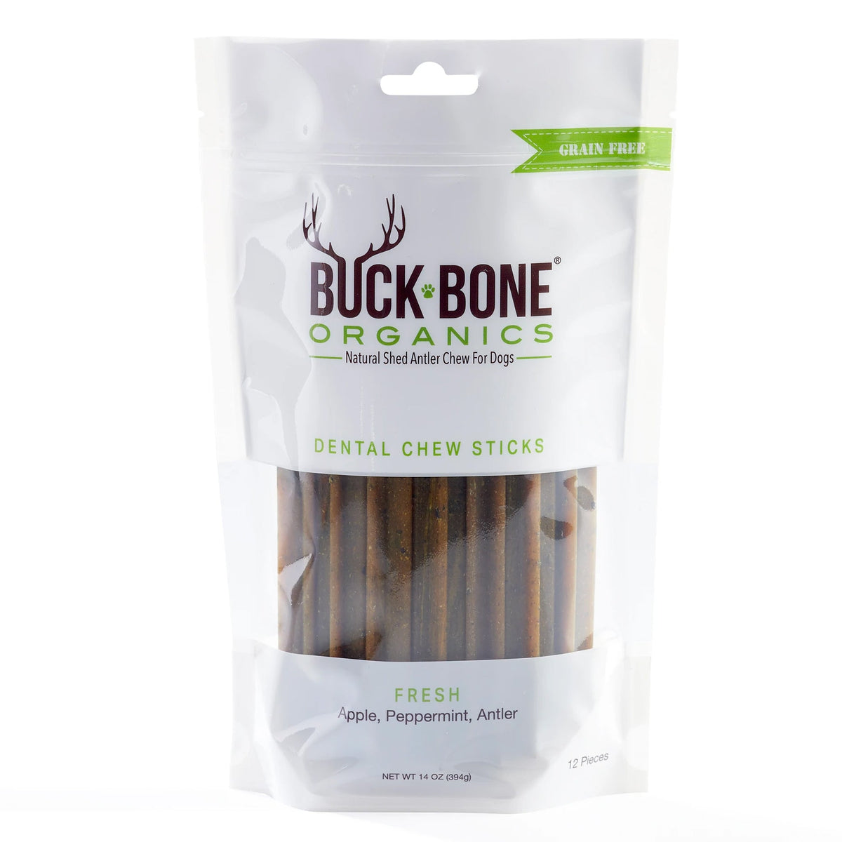 Buck Bone Organics Grain Free Dental Chew Sticks