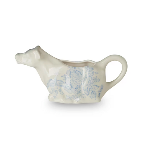 Burleigh Blue Asiatic Pheasants Cow Creamer