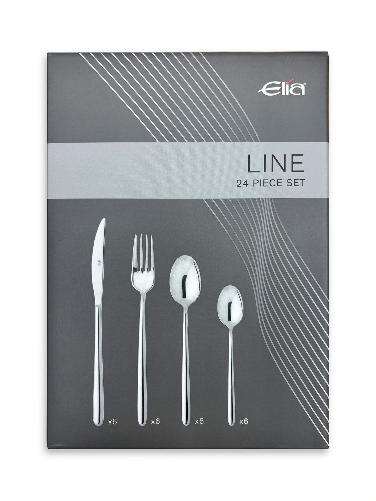 Elia Linear 24 Piece Cutlery Set