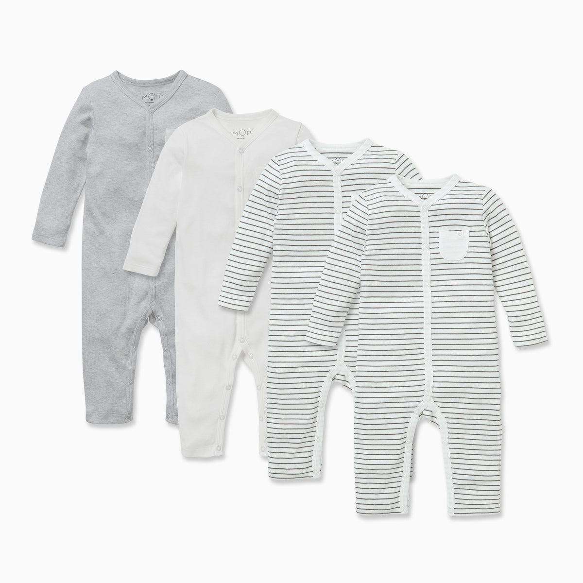 Front Opening Sleepsuit 4 Pack