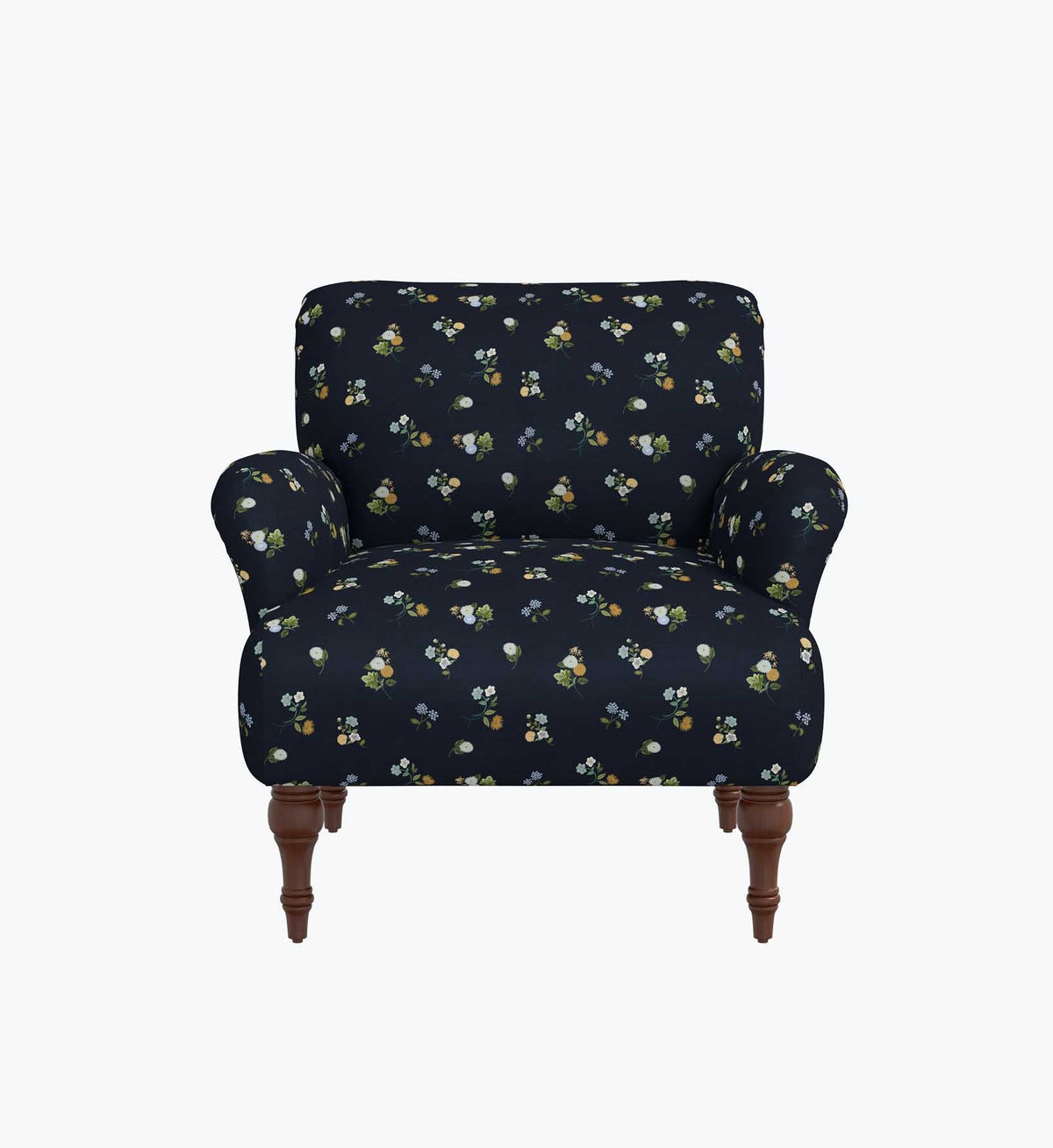 Bristol Armchair - Ditsy Dahlia Navy