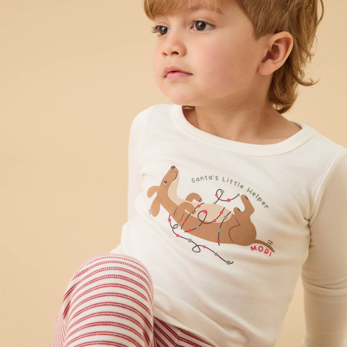 Christmas & Santa's Little Helper Long Sleeve Pyjamas 2 Pack